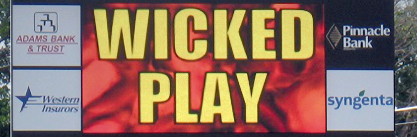 Fair-Play led video display scoreboard